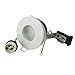 Produktbild Einbaustrahler, rund, IP65, 230 V, GU10, Fassung für 50 mm LED und Halogen Leuchtmittelfür die Küche, weiß
