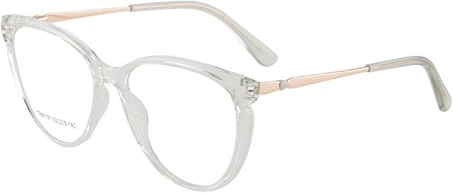 GOKOTTAWA Óculos de bloqueio de luz azul TR90 armação feminina retrô redondo moda óculos anti luz azul 87121