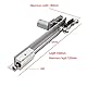 Toplionace Hubkolben Linearaktuator, DC 12V / 24V Getriebe Einstellbarer teleskop Motor DIY Motor mit Drehzahlregler Hub 3-15cm (DC24V, 90RPM)