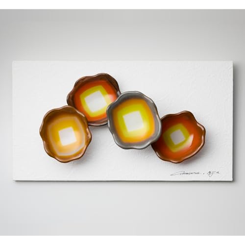 作家が手掛けるガラス作品 壁掛パネル「花のオブジェ」 手作り 創作ステンドグラス工房 ビッグハウス 生駒市 家具 インテリア ガラス 工芸品 プレゼント用 ギフトお取り寄せ