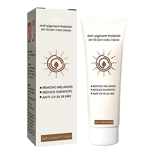 Probiotic Sunscreen - SPF 50+ Korean Sunscreen - Hydrating Face Moisturiser Suncream - Face Sun Cream Against UV Rays - Travel Sun Lotion Waterproof and Non - Greasy for Face Body Neck