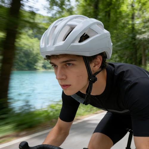 Casco de bicicleta ajustable de 22 a 24.4 pulgadas que soluciona la presión en la cabeza 7