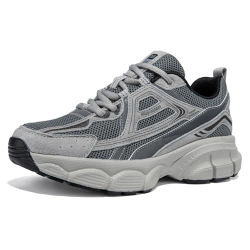 Image of BAASPLOA Women's Chunky Fashion Sneakers Gym Workout Tennis Shoes