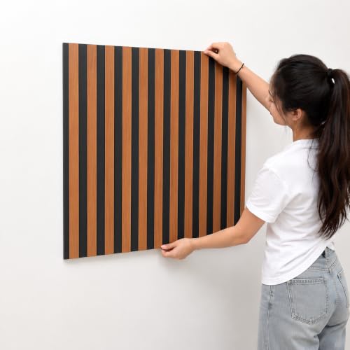 Image of DRONTER 3D Self-Adhesive Brick Wallpaper - PE Foam Wall Panels for Home, Bedroom, Living Room, and Cafe Decor | Easy Peel & Stick DIY Wall Stickers (Wooden)