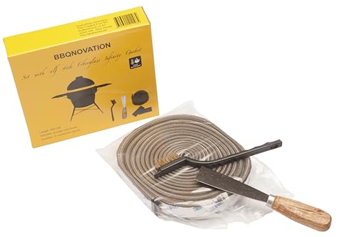 BBQNovation Fiberglas Ersatzdichtung Set für Keramikgrills...