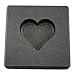 2 oz Heart Gold High Density Graphite Mold 1 oz Silver