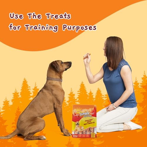 Jungle Calling Dog Treats Smoked Chicken Wrapped Rawhide Rolls thumb #8