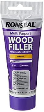 Ronseal RSLMPWFN100G 100g Multi-Purpose Natural Wood Filler Tube