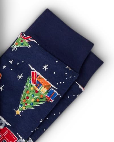 Image of The Children's Place Family Matching Holiday Long Sleeve Pajama Sets, Cotton