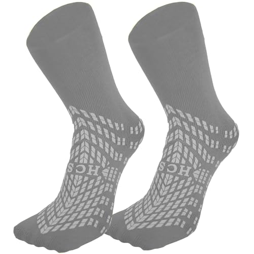 HCS Bariatric Non-Slip Hospital Socks (6 Pairs)