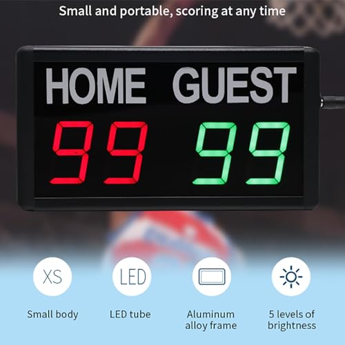 Marcador digital LED multisport para interiores miniatura 2
