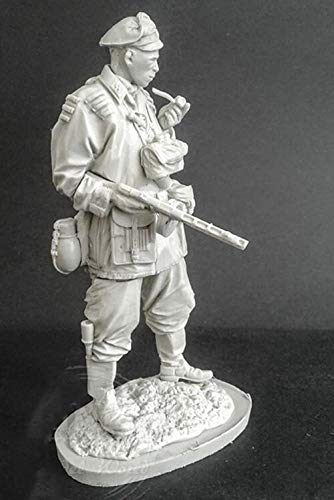 Figura antigua de resina 1:16 con base para ensamblar y pintar miniatura 1