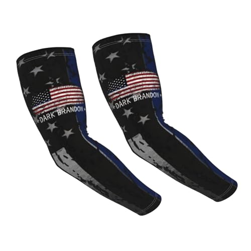 SwpWab Dark Brandon Rises Sun-Defying Elegance Comfortable Cooling Arm Sleeves