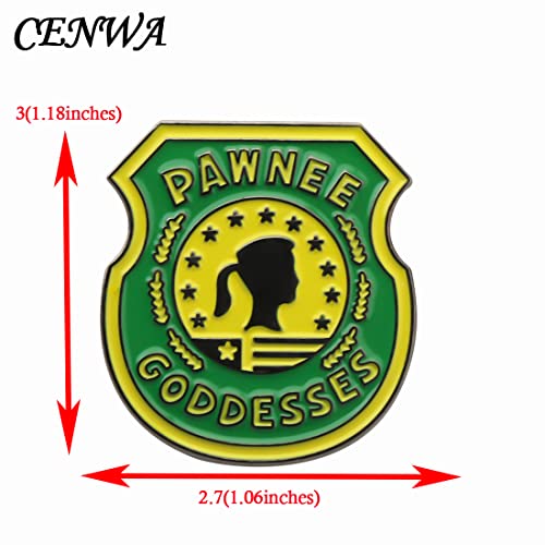 CENWA Pawnee Goddesses Brooches Being Jewelry Gift For Fans2