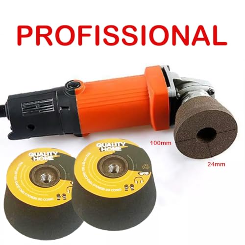 Rebolo Porcelanato Diamantado Cônico Desbaste Corte 45 Graus Acabamento Para Esmerilhadeira