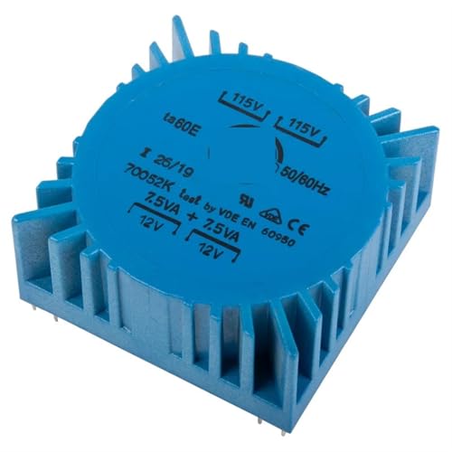Transformateur de bétail encapsulé pour plaque PCB carrée 15VA à tensions multiples 7V à 18V