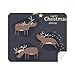 mas Reindeer Moose Pattern Cleaning Cloth Screen Cleaner 2pcs Suede Fabric
