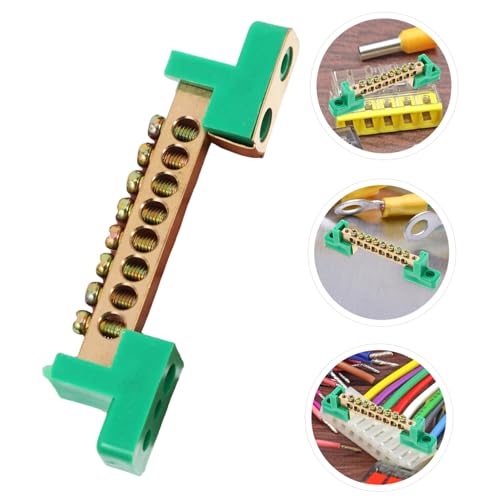 Bloque de terminales de cobre para cables eléctricos, pack de 5 unidades para hogar e industria 7
