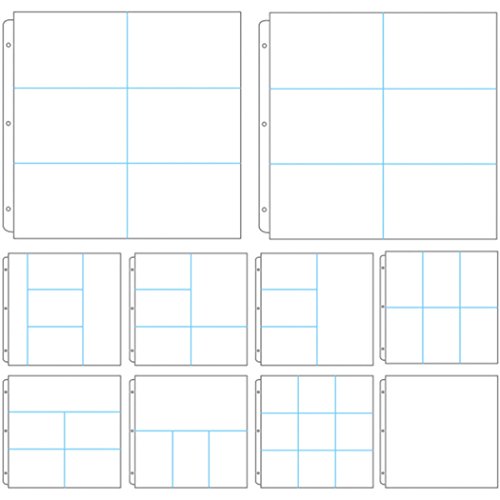 Couture Creations Album Refill Assorted Sleeves, Synthetic Material, 35 x 34.4 x 0.3 cm, Transparent - Image 2