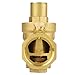 DN32 Pressure Reducers, 1-1/4inch Brass Valve with Pressure Limiter 1-1/4'' Adjustable - RV Pressure Regulator Thread with Meter 1.6MPa