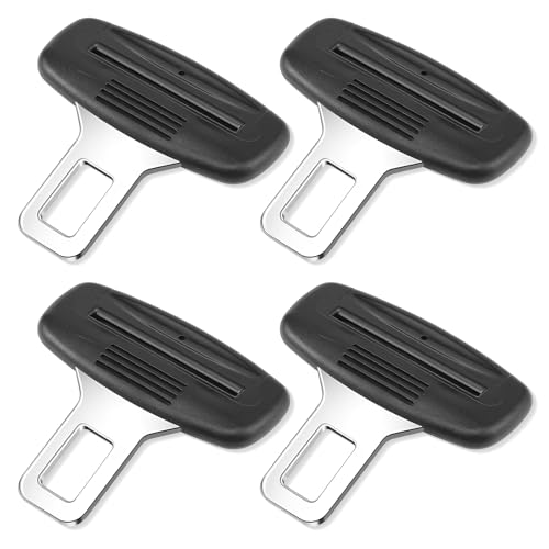 EAVUYIS Lot de 4 Moulages intérieurs,Clips de ceinture de sécurité universels, adaptés aux voitures, supercars et SUV, compatibles avec la plupart des...