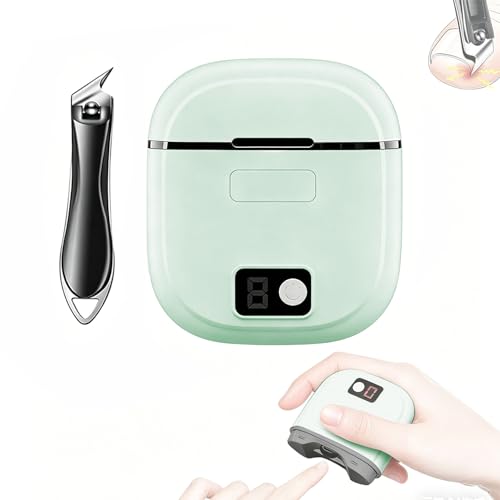 Coupe-ongles automatique 3 en 1 avec LED pour une manucure propre et sereine à la maison