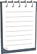 NOPAR Tacklite Whiteboard oder Notepad selbstklebend, wiederbeschreibbar, weiß