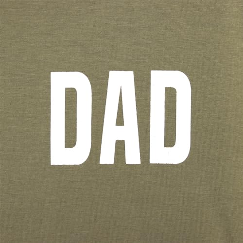Image of KEKEMI Daddy and Me Shirt Daddy's Girl T-Shirt Dad's Little Man Shirt Dad's Dude Tee Tops Father's Day Family Matching Outfit (Dad-Green, 2XL)