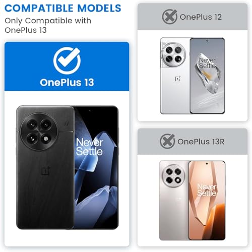 Image of JGD PRODUCTS for OnePlus 13 5G Premium Transparent Hybrid Soft Slim Dust Proof Back Case Cover with Camera Protection