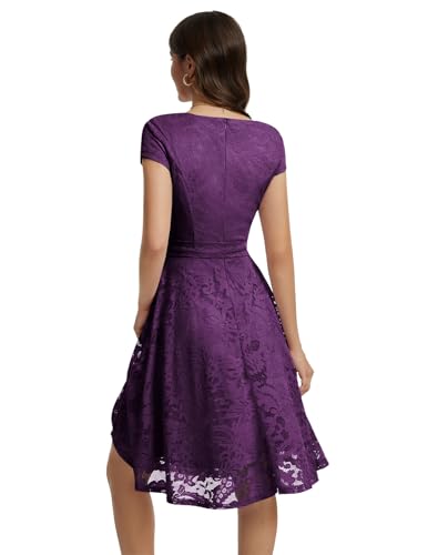 Image of MUADRESS Women's Lace Cocktail Wedding Party Dress | Wedding Guest Ready,Homecoming Event Style,Bridal Shower Outfit,Dinner Date Look,Tea Party Occasion,Birthday wear