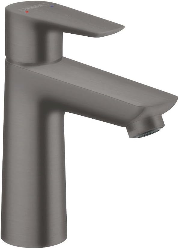 hansgrohe Talis E 110 71712340 Single-Lever Sink Mixer Tap without Drain Fitting Brushed Black Chrome