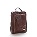 Leder Rucksack - D&D0604 Klein - Made in Italy (Braun)