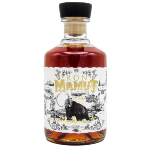 Ron Premium Mamut- Extarido de la Flor de Caña - Botella de 700 ml 37,5% Vol. - Pack Premium Regalo - Ron Elaborado Artesanal con Agua de Sierra Nevada Cover