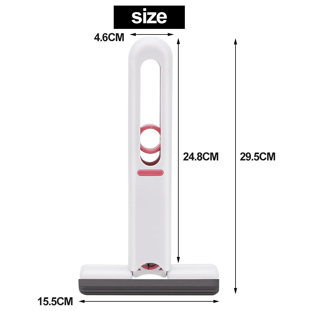 Mini Faltbarer Desktop Mop - Selbstauswringender Tischmopp 15cm Für Schnelle Reinigung