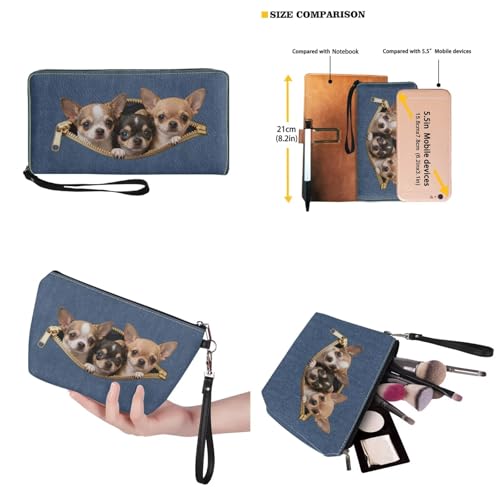 Image of Top Handle Purse for Women, Large Tote Handbag With PU Wallet Set, Gift for Mom
