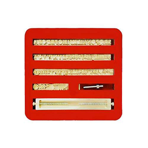 MULINN Copper Brass Stamping Hot Foil Stamping Letter Molds, Flexible Letters Numbers Alphabets Symbols Characters Molds Engraving Molds for Hot Foil Stamping Machine,Body