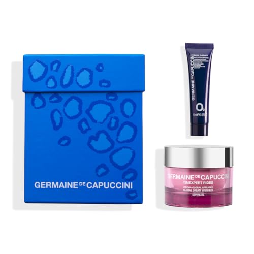 GERMAINE DE CAPUCCINI - Spring Routine - Set de belleza facial Timexpert Rides Crema Global Antiarrugas SUPREME 50ml + Excel Therapy O2 Contorno de Ojos Oxigenante Antipolución 15ml