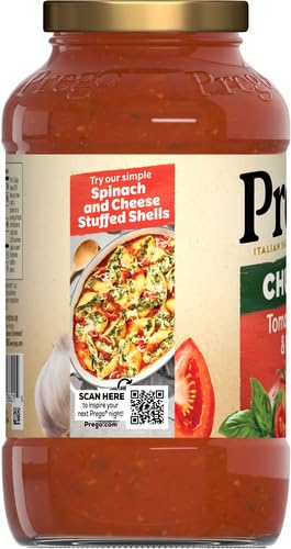 Image of Prego Chunky Tomato, Basil and Garlic Pasta Sauce, 23.75 oz Jar