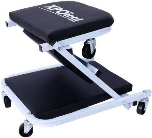 Miniatura 3 de Mechanic Creeper Seat Heavy Duty 300lb - 36" Taburete de perfil bajo con 6 ruedas, enredadera de garaje 2 en 1 para reparación y mantenimiento de