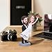 Custom Bobblehead Anniversary Gifts for Couples, Personalized Handmade Clay Figurine Crafted by Photo, 2 Person Fully Customizable Clay Figurine for Wedding Cake Topper Engagement Gift C
