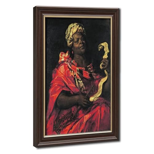 Toile Jan Van Den Hoecke Sibyl Agrippina pour sublimer un bureau austère
