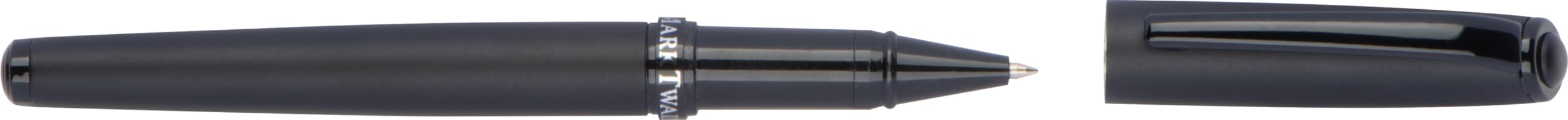 Mark® Twain Schreibset mit Box Kugelschreiber und Rollerball mit Gravur | Großraummine | einzigartige Stifte mit Namen |personalisierte Geschenke | Großraummine | Metall | mit Wunschgravur