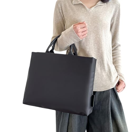 Bolso para Laptop Unisex Negro de Nylon miniatura 6