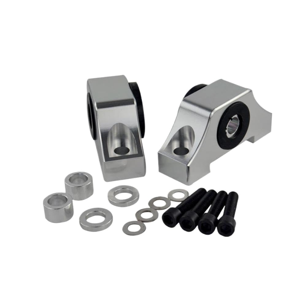 Billet Motor Torque Mount Kit Compatible with Civic EG EK B16 B18 B20 D16 D15(Silver)