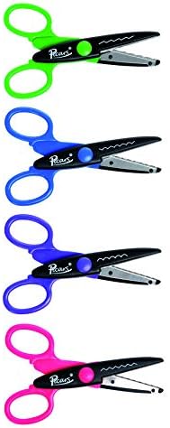 Kleiber 920-95 Childrens Crazy Cutter Scissors - 4 Pack, Multicolor, 12.5 x 0.1 x 0.1 centimetres