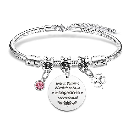 Regali Maestre Fine Anno, Bracciale Maestre, Regalo Per Insegnante, Bracciale Insegnanti Originale, Idee Regalo Per Maestra, Regali Maestre Fine Anno Asilo, Regali Maestre Natale