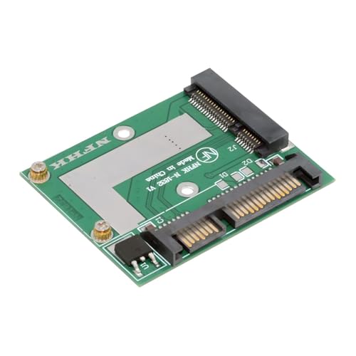 chenyang mSATA a SATA 3.0 tarjeta adaptadora, mini SATA SSD a disco duro de 2,5 pulgadas para SSD de 30 x 50 mm de tamaño completo