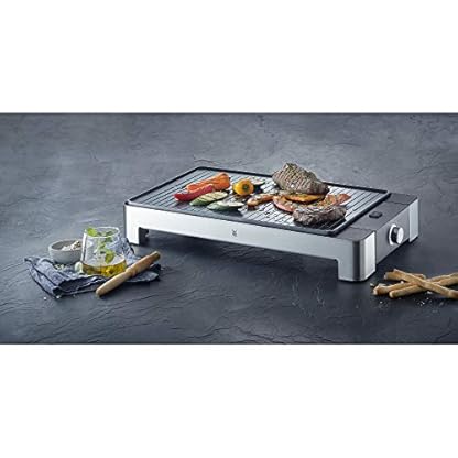 WMF Lono Tischgrill gerippt, 2000 W, Elektrogrill mit variabler Temperatureinstellung – Bild 7