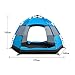 Pegciuho Automatic Camping Tent Traveling Tent Ventilated Oxford Cloth Quick Assemble Up Rainproof for Trekking Mountain Climbing, Blue