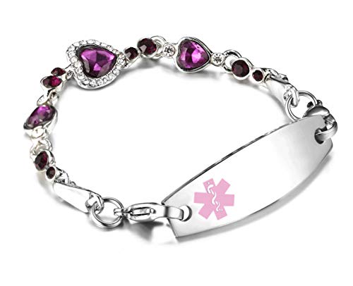 Best Medical Alert Bracelet For Women With Free Engraving